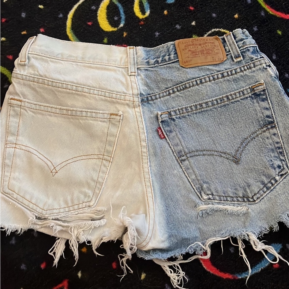 Levi half washed shorts